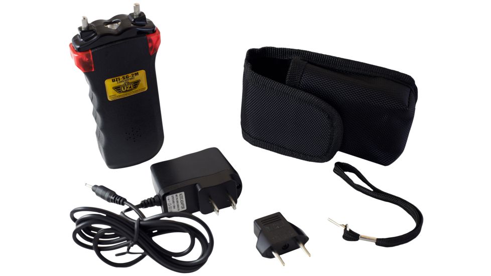 Uzi Accessories UZISG2M Law Enforcement Stun Gun Portable 5.4 Oz Contact Black