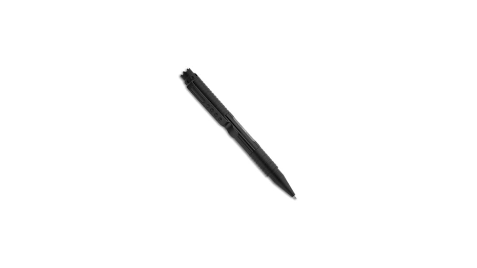 Uzi UZI Tactical Defender Pen 1 w/ Crown Black TACPEN-1, Black, adult, BHQ-19356