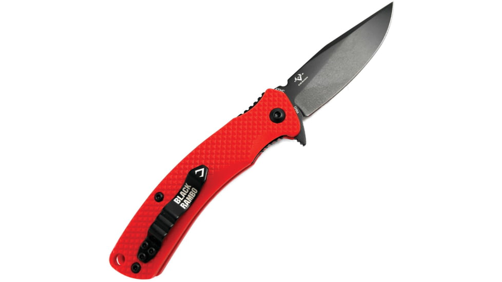 V NIVES Black Rambo Shorty Linerlock, VNI33FPBR