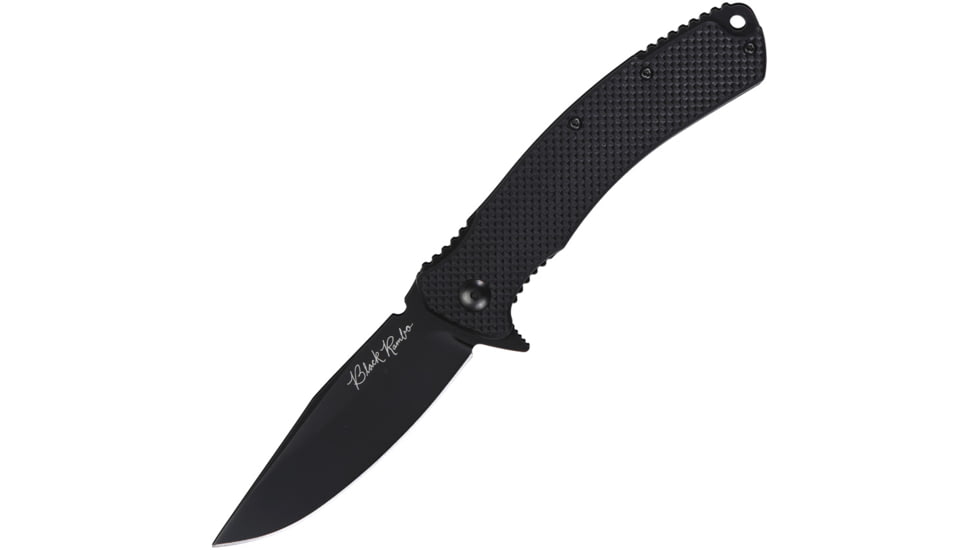 V NIVES Black Rambo Utility Linerlock, VNI34FPBBK