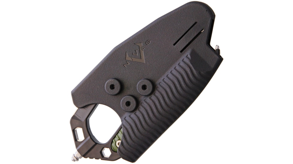 V NIVES CRAB Multi Tool, 6.5in Overall, Black Aluminum Handles, Black Kydex Sheath, VMT18FRNPBGR
