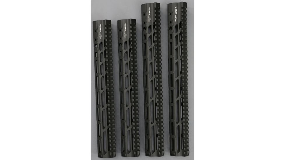 V Seven Hyper-Light Handguard, AR-15, M-LOK, 18 inch, Magnesium, Black, HYPLIGHT 18ML