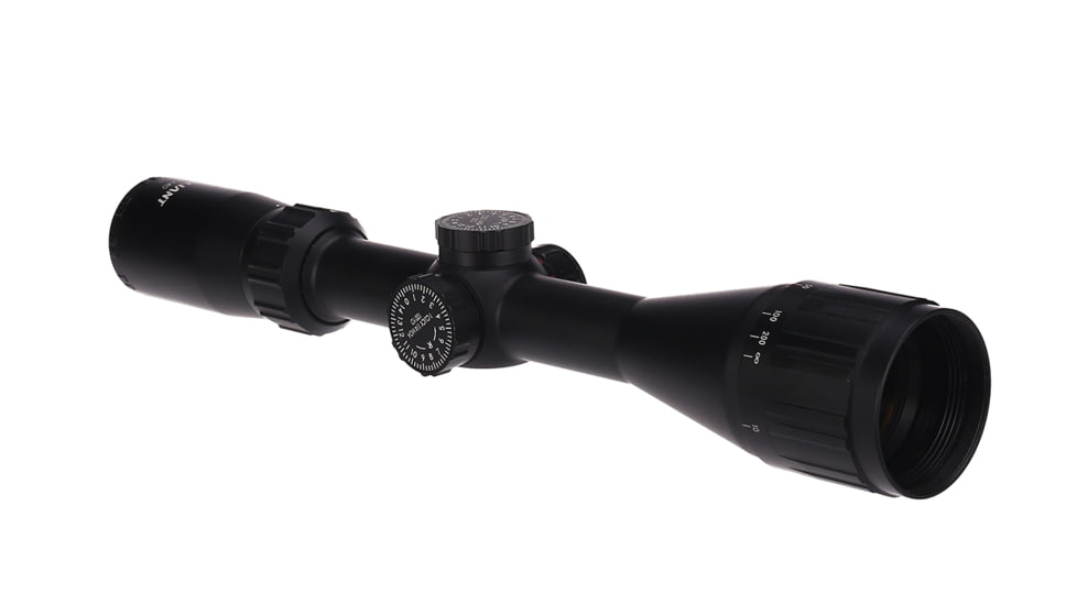 Valiant Optics Themys Rifle Scope, 3-9x40mm, 1in Tube, AO RAQ Red Illuminated Reticle, Black, VL4201