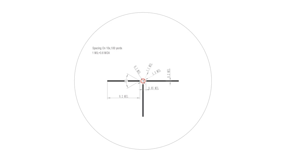 Valiant Optics Zephyr Rifle Scope, 4-16x50mm, 30mm Tube, SF SIR RAQ Red/Green Illuminated Reticle, Black, VL2202