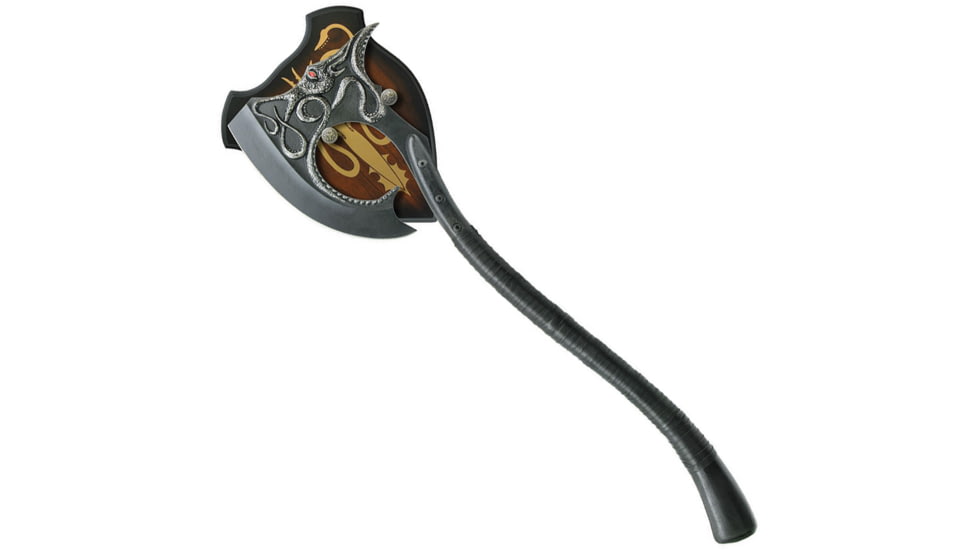 Valyrian Steel Euron Greyjoys Axe, 2Cr13 stainless blade, Black wood handle, VS0125