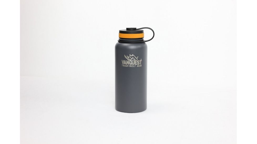 Vanquest Gear Phthalate-Free BPA-Free Insulated 32-oz Stainless Steel Bottle, Wolf Gray, Medium 99WABO32-WG