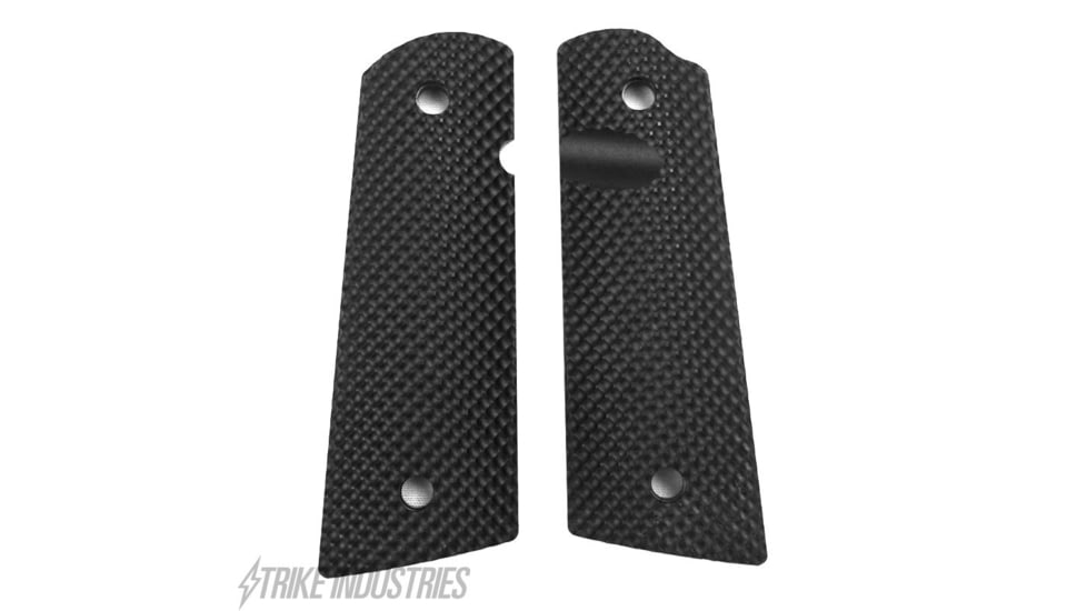 Strike Industries Polymer Extreme 1911 Pistol Grip, Molded Golf Ball Dimple Pattern, Semi-Gloss PX09
