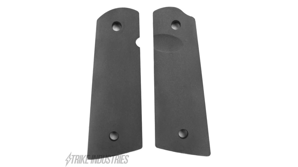 Strike Industries Polymer Extreme 1911 Pistol Grip, Non-texture, Matte Black PX08