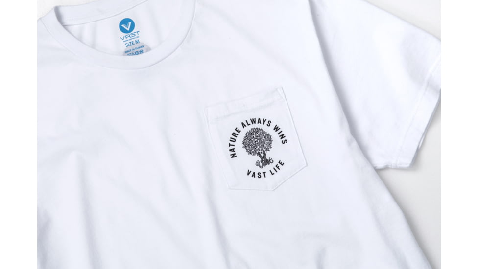 Vast Nature's Stamp Short Sleeve T-Shirt, B3273-White