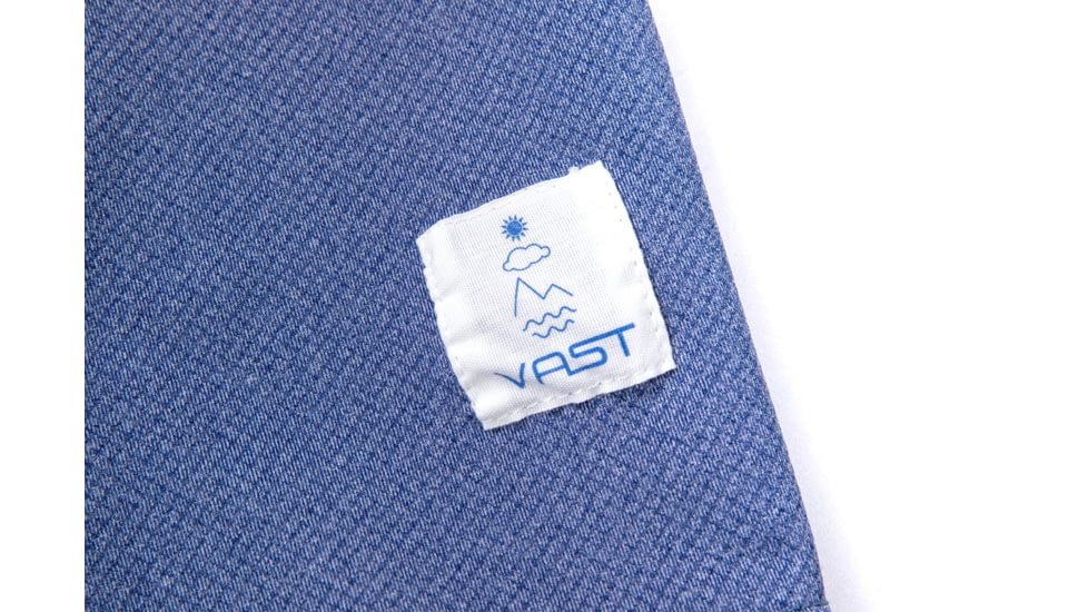 Vast Where Surfing Lives Logo Aqua Terra T-Shirt, Navy B3289