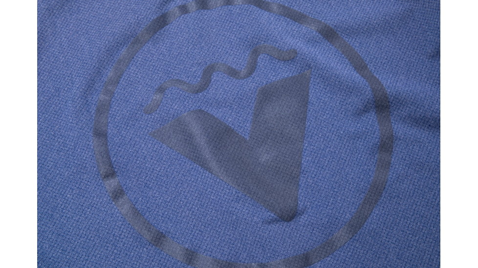 Vast Where Surfing Lives Logo Aqua Terra T-Shirt, Navy B3289