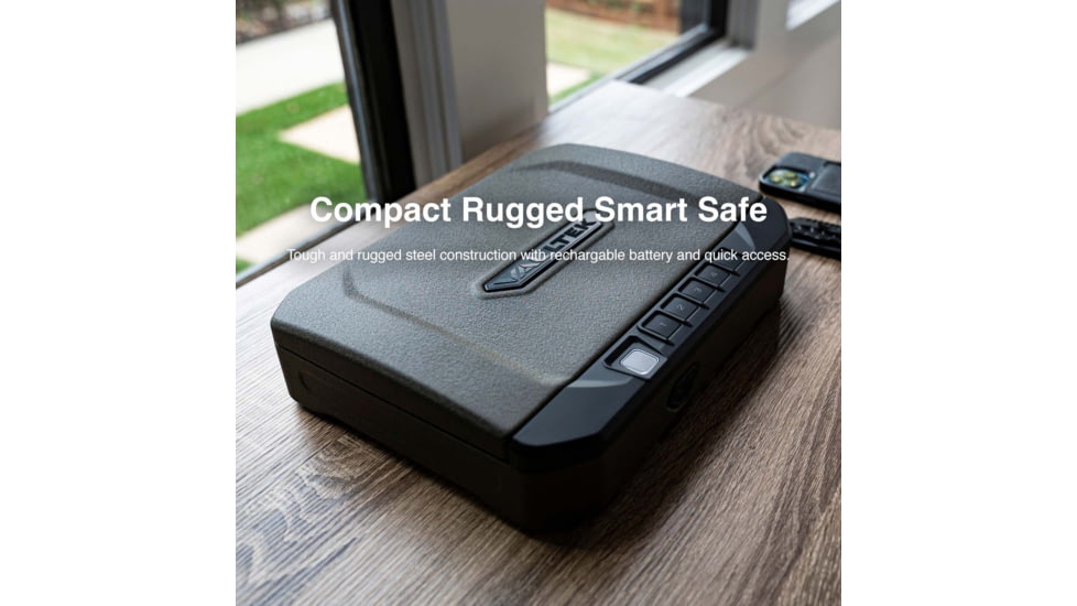 Vaultek Safe Compact Bluetooth 2.0 Smart Safe, 20 Series, Black, VS20-BK
