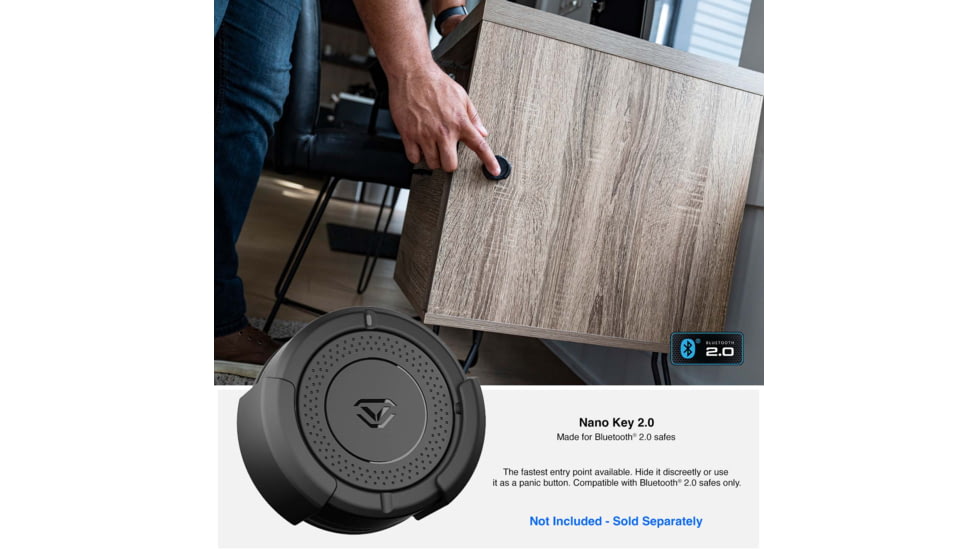 Vaultek Safe SR20 Bluetooth 2.0 Slider Safe, Black, SR20-BK