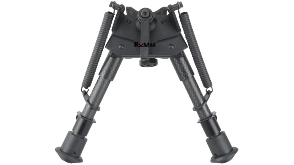 Vector Optics Carbon Fiber Swivel Spring Bipod, 6-9in, Black, RSCFS-06