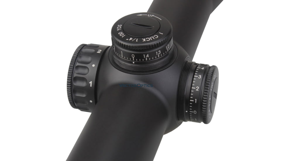 Vector Optics Continental Rifle Scope, 1.5-9x42mm, 30mm Monotube, German 4 Reticle, Black, SCOM-23