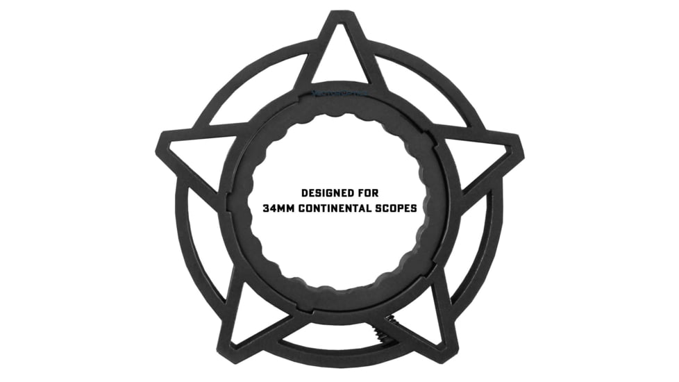 Vector Optics Continental Scope Big Side Wheel, Sliver, SCCON-SW