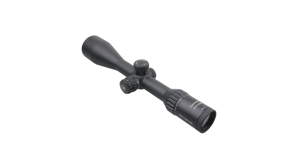 Vector Optics Continental x6 BDC Rifle Scope, 2.5-15x56mm, 30mm Tube, Etched Glass VEC-H15 BDC Reticle, Black, SCOM-34
