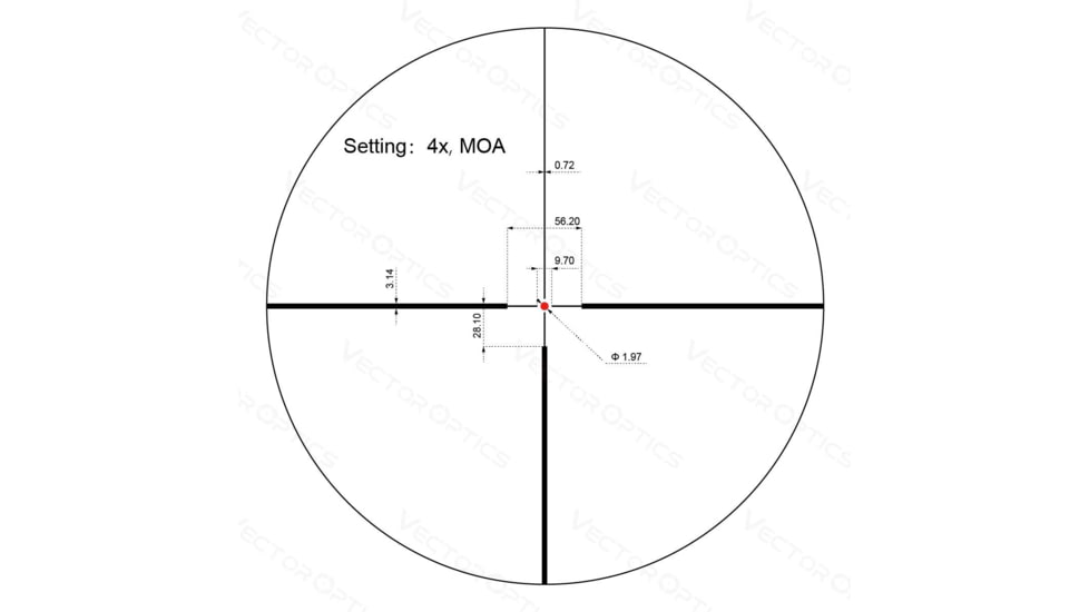 Vector Optics Continental x8 1-8x24 30mm Tube LPVO ED Hunting Rifle Scope, Second Focal Plane