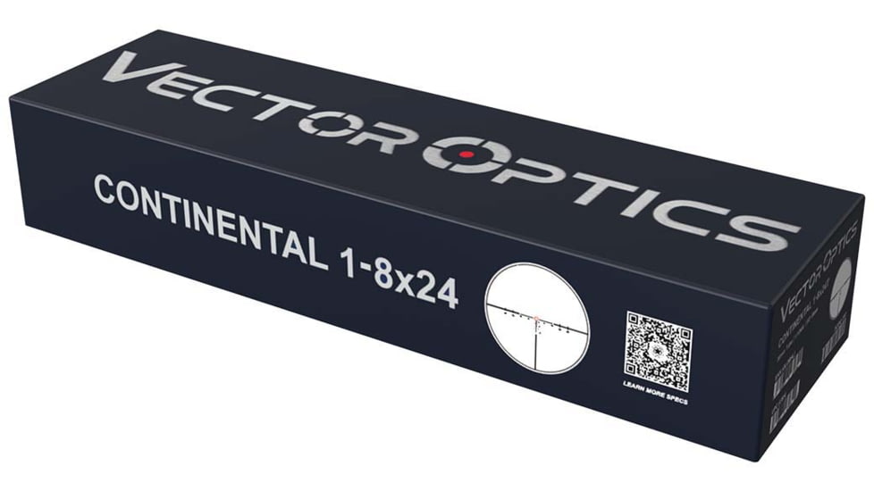 Vector Optics Continental x8 1-8x24 30mm Tube ED Tactical LPVO Rifle Scope, Second Focal Plane