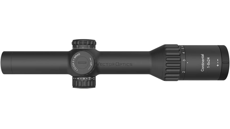 Vector Optics Continental x8 1-8x24 30mm Tube ED Tactical LPVO Rifle Scope, Second Focal Plane