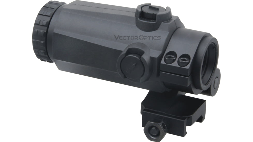 Vector Optics Magnifier 3x GenII Red Dot Sight with SCTM-17 Flip Side Mount, Black, SCMF-03R