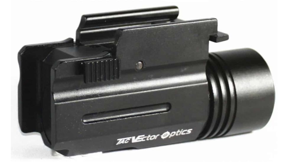 Vector Optics Meteor 1 x CR123 CREE Q5 LED Pistol Light, 180-200 Lumens, 6061-T6, Titanium Black, SCFL-06