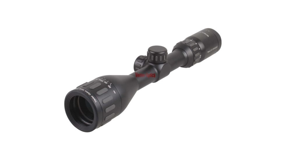 Vector Optics Nova Rifle Scope, 3.5-10x42mm, 25.4mm Tube, MPC1 Range Reticle, Black, SCOM-05
