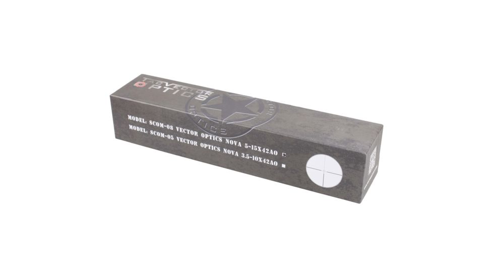 USED Vector Optics Nova Rifle Scope, 5-15x42mm, 25.4mm Tube, MPC1 Range Reticle, Black, SCOM-08, EDEMO1, Used, Condition Like New, Inspect and Rebox