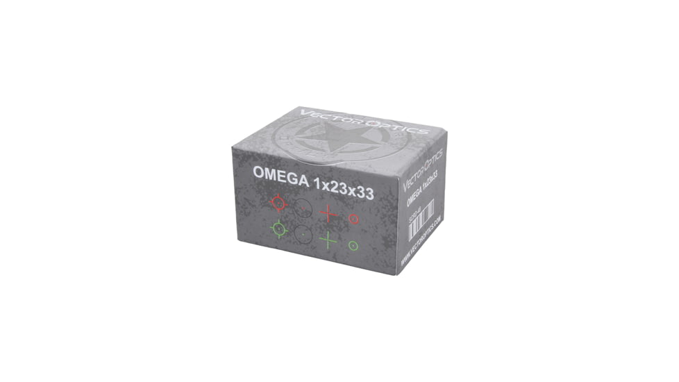 Vector Optics Omega 23x33mm Four Reticle Reflex Sight, Black, SCRD-48