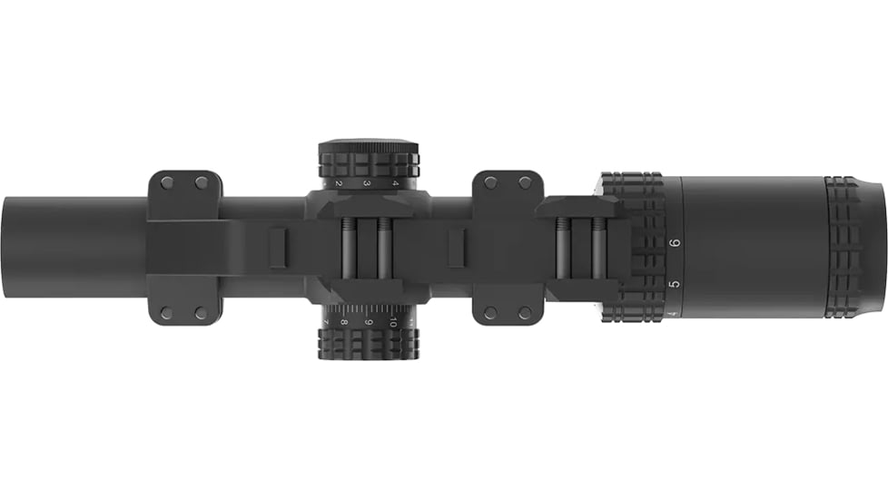 Vector Optics VictOptics S6 1-6x24 LPVO Rifle Scope w/ 1-Piece Extreme High Picatinny AR Mount Kit, Second Focal Plane
