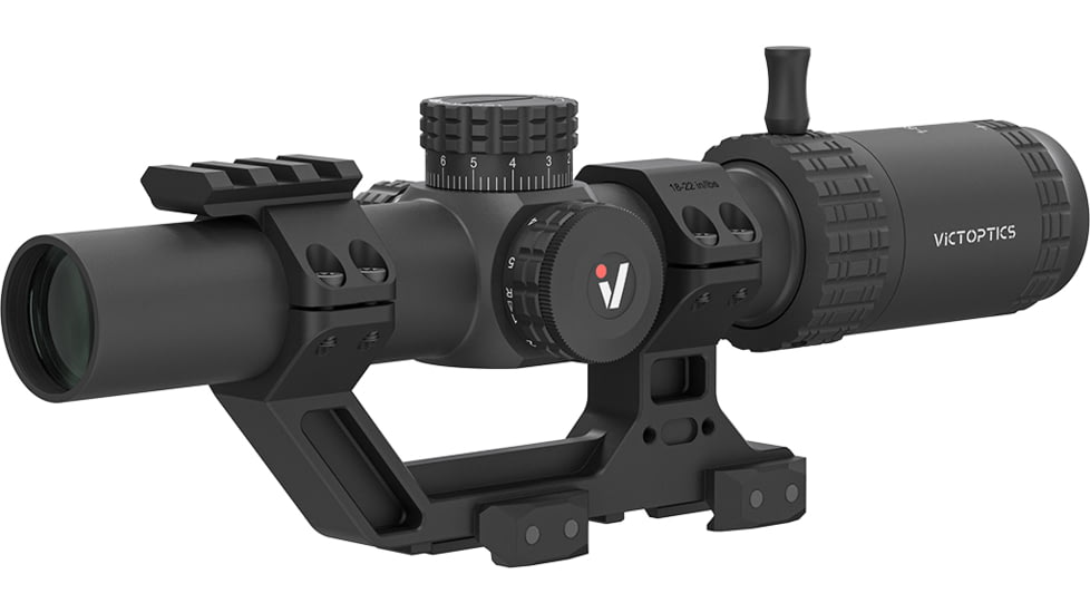 Vector Optics VictOptics S6 1-6x24 LPVO Rifle Scope w/ 1-Piece Extreme High Picatinny AR Mount Kit, Second Focal Plane