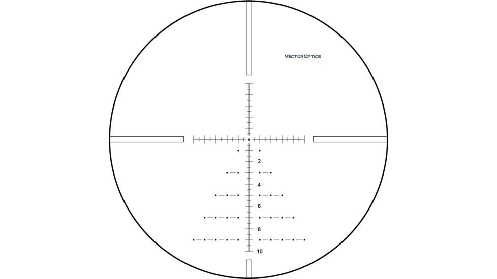Vector Optics Paragon Rifle Scope, 4-20x50mm, 30mm Tube, VPA-2 Etched Glass, Black, SCOL-20