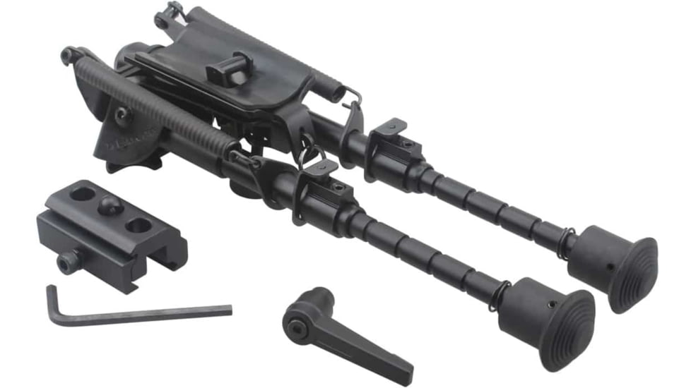 Vector Optics Rokstad Swivels Bipod, 6-9in, Black, SCBPS-04