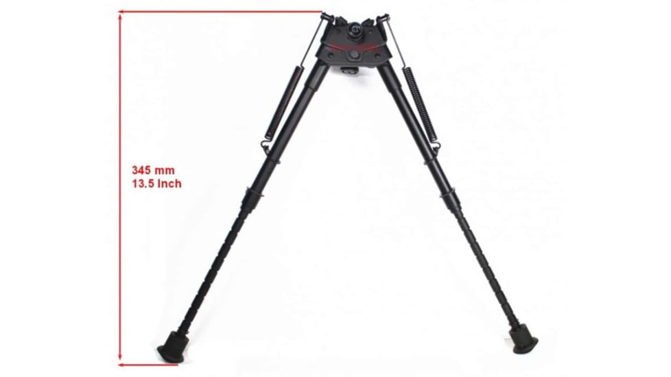 Vector Optics Rokstad Swivels Bipod, 9-13.5in, Black, SCBPS-05