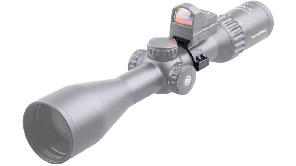 Vector Optics Scope Mount Ring, 30mm/ 1in Tube, 1.8in Rail Length, 6063-T6, Black, SCTM-21