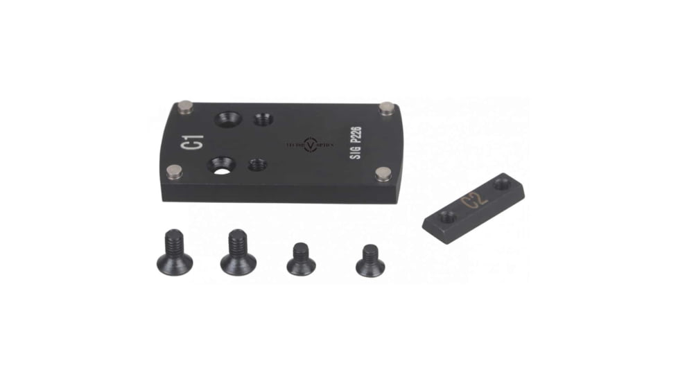 Vector Optics Sphinx Red Dot Pistol Mount Base, Sig Sauer P226, VO Sphinx RDS, 6061-T6, Black, SCRDM-03