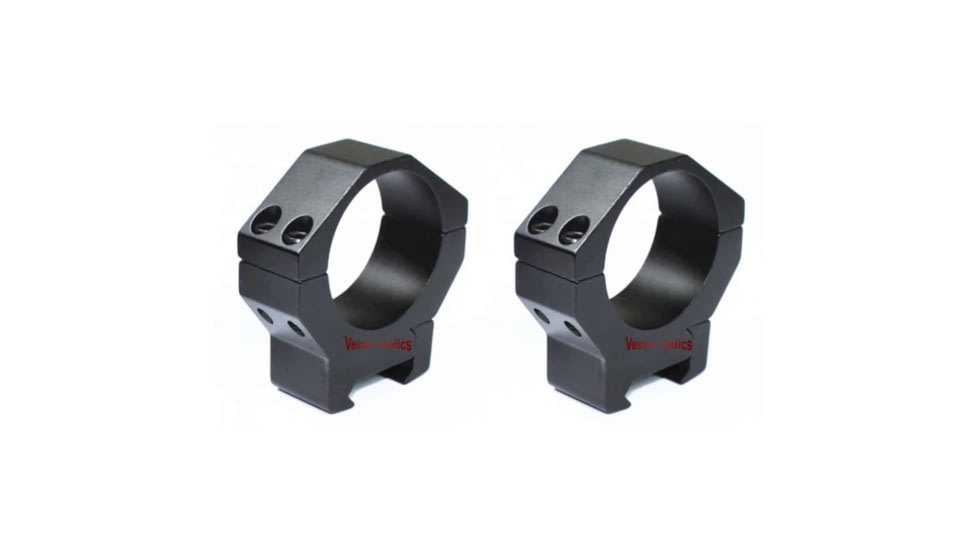 Vector Optics Tactical Rifle Scope Rings, 35mm Tube, Picatinny, 26mm Height, 6061-T6, Matte, Black, SCTM-23A