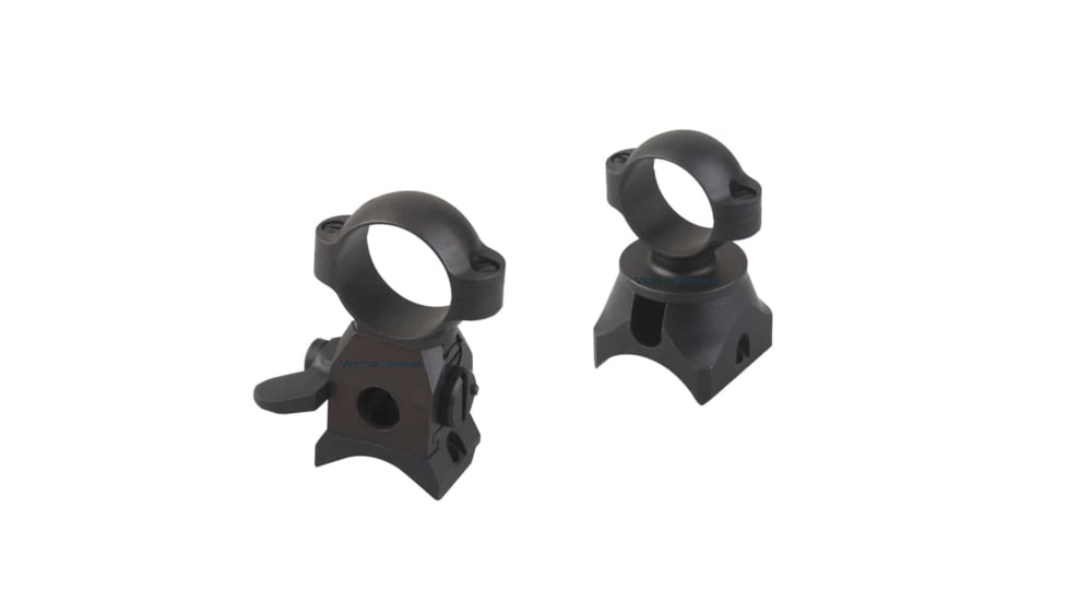 Vector Optics Turret Mount Rings, 1in Tube, Karabiner K98, 41mm Height, 45 Steel, Black, SCSR-07