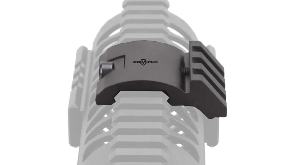 Vector Optics Ultra Low Profile Offset Picatinny Rail Mount, 1.4 in, 3 Slots, Black Matte, SCRA-57