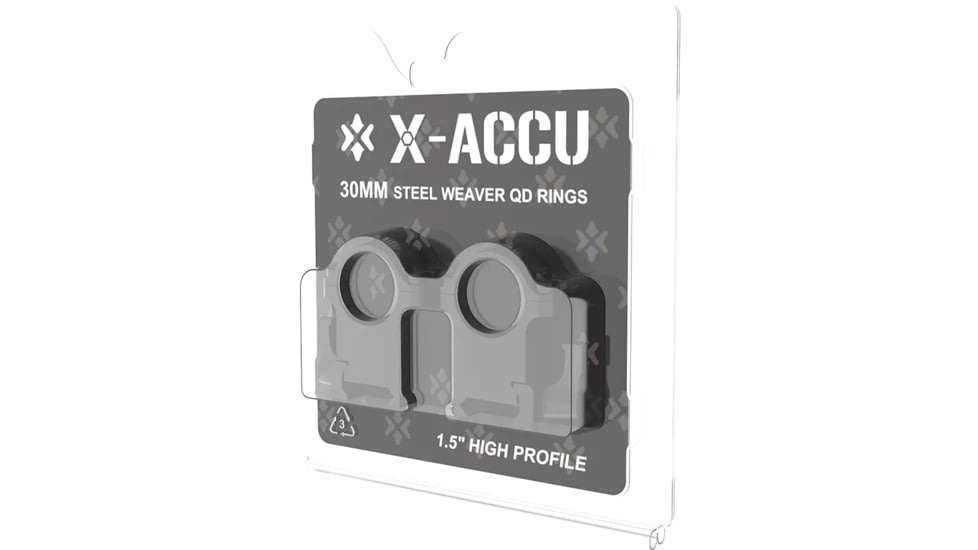 Vector Optics 30mm Steel High QD Weaver Rings