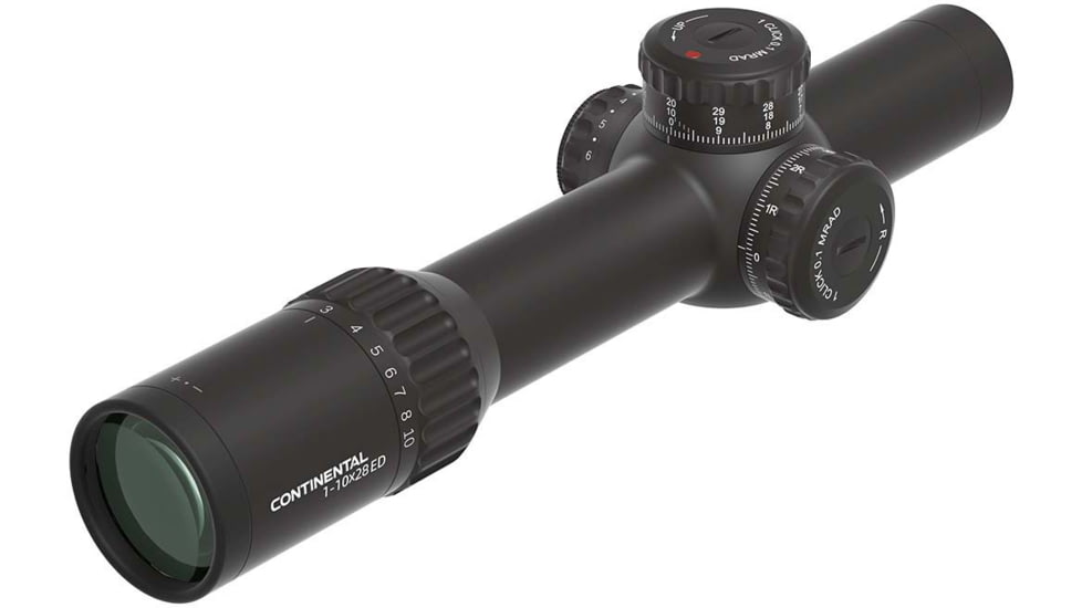 Vector Optics Continental x10 1-10x28 34mm Tube ED RAR-C Rifle Scope, First Focal Plane