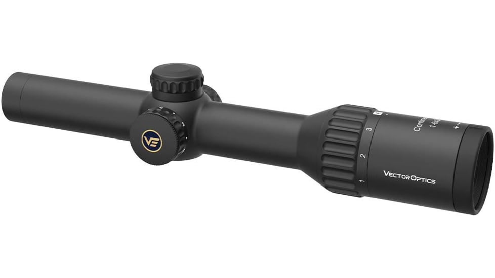 Vector Optics Continental x6 1-6x24 30mm Tube LPVO Fiber Rifle Scope, Second Focal Plane