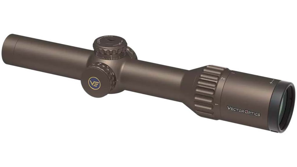 Vector Optics Continental x6 1-6x24mm 30 mm Tube LPVO Rifle Scope, Second Focal Plane