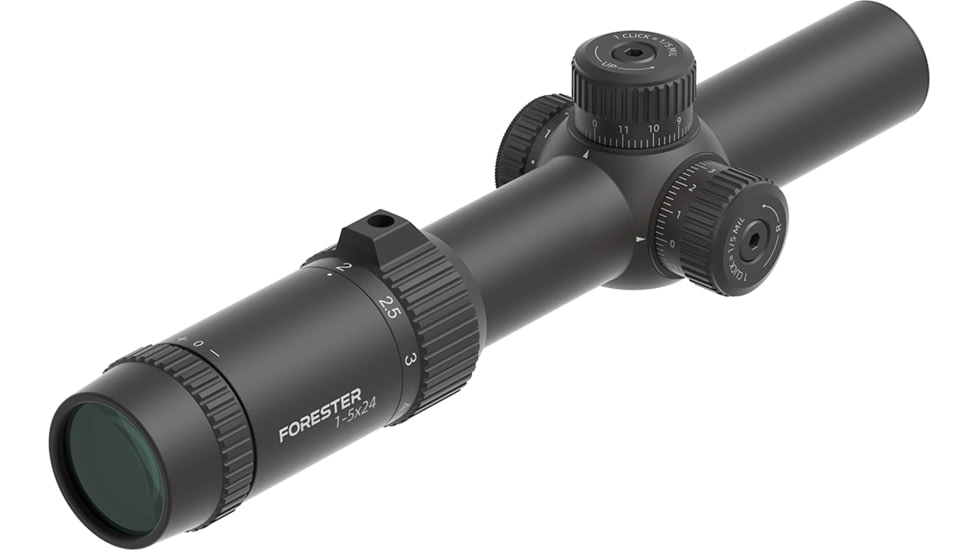 Vector Optics Forester 1-5x24 30mm Tube LPVO Rifle Scope, Second Focal Plane
