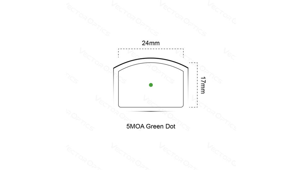 Vector Optics Frenzy 1x17x24 Green DotSight