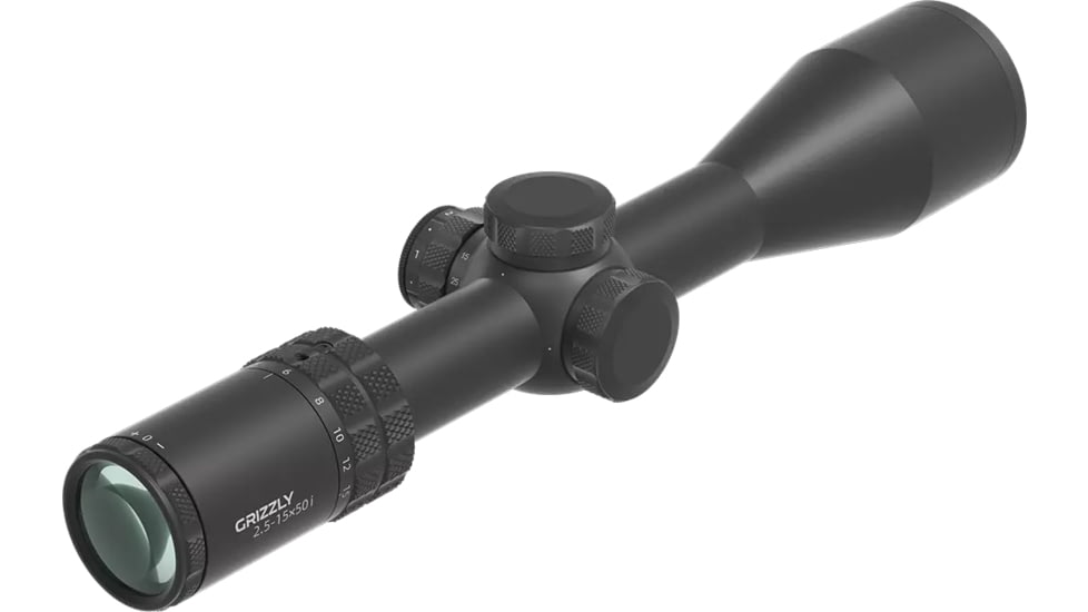 Vector Optics Grizzly 2.5-15x50i 30mm Tube HD Rifle Scope, Second Focal Plane