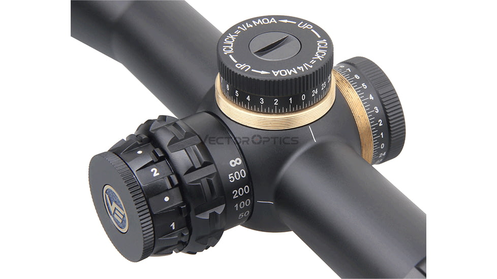 Vector Optics Paragon 3-15x44 1in Tube Rifle Scope,Second Focal Plane