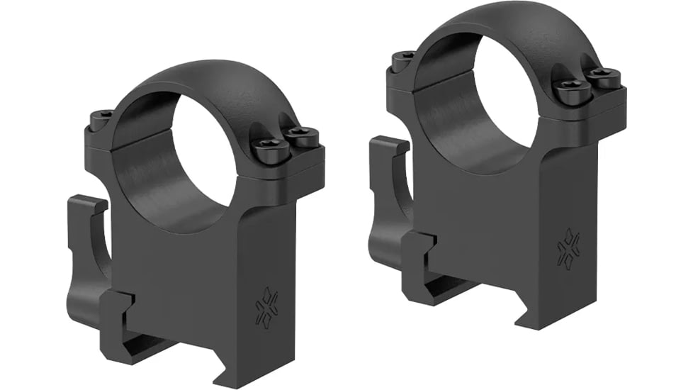 Vector Optics Steel Weaver Quick Release Medium Profile Rings, 1.25 in