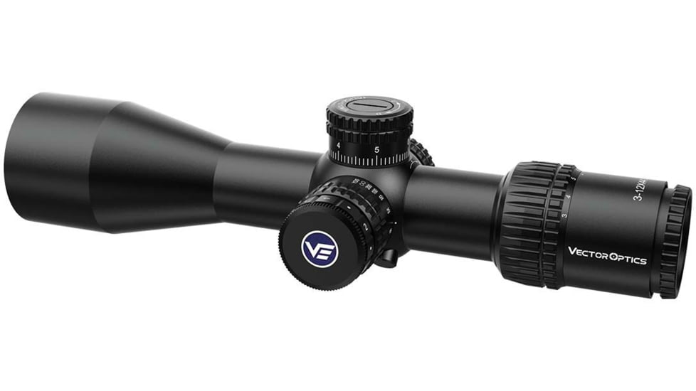Vector Optics Veyron 3-12x44mm 30mm Tube Rifle Scope, Second Focal Plane