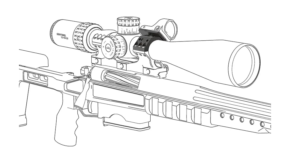 Vector Optics X-ACCU Mount Assembly Kit, 30mm, 6 Holes